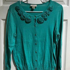 Loft Emerald Green Cardigan